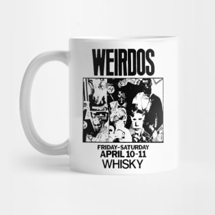 Weirdos Punk Flyer Mug